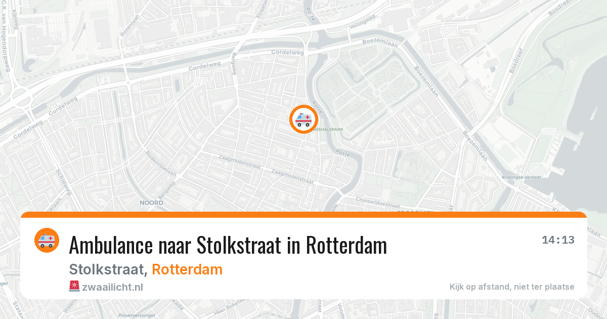 Ambulance naar Stolkstraat in Rotterdam — 26 jun 2026