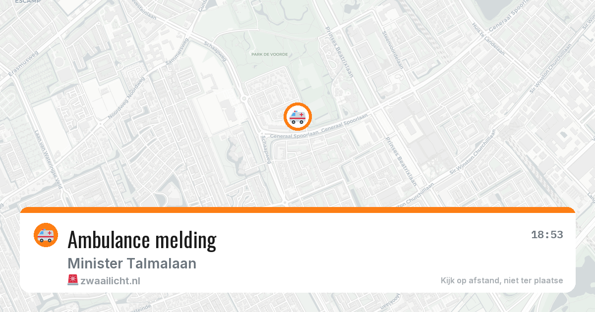 Ambulance melding — 10 jun 2026