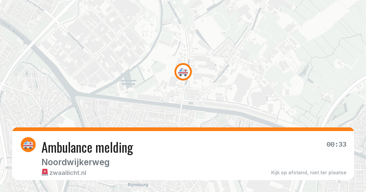 Ambulance melding — 6 mei 2026