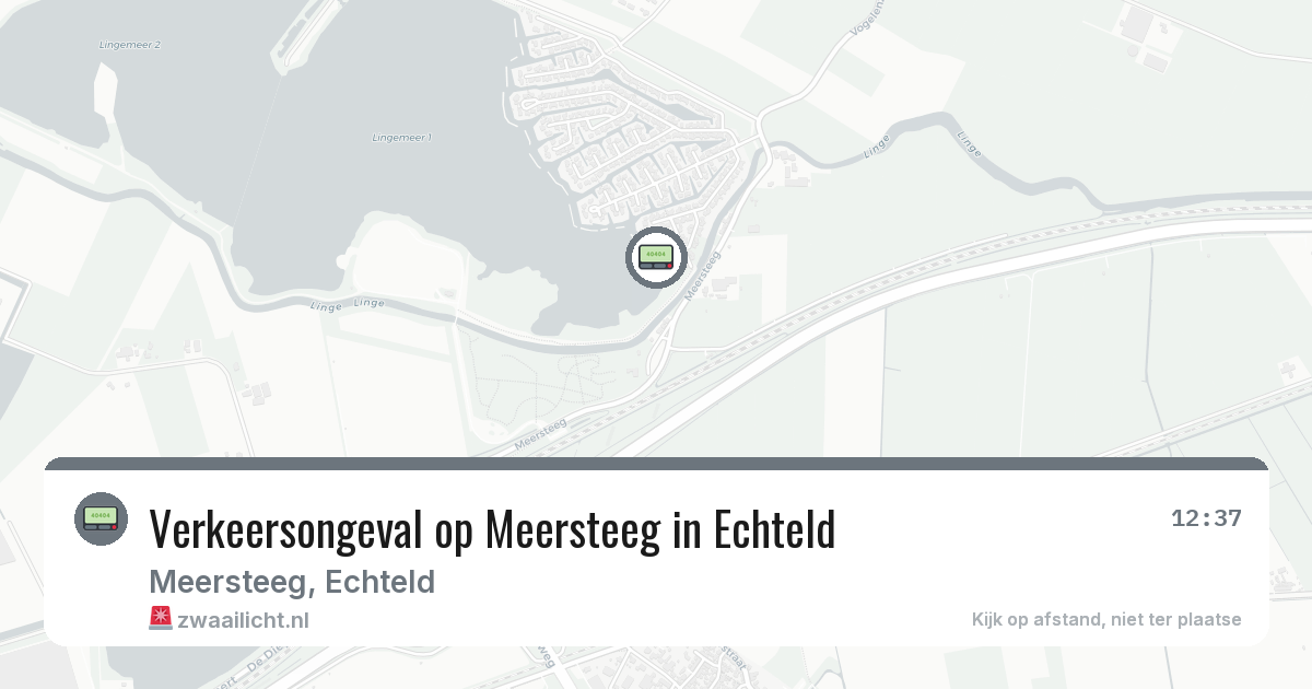 Verkeersongeval op Meersteeg in Echteld — 2 jun 2026