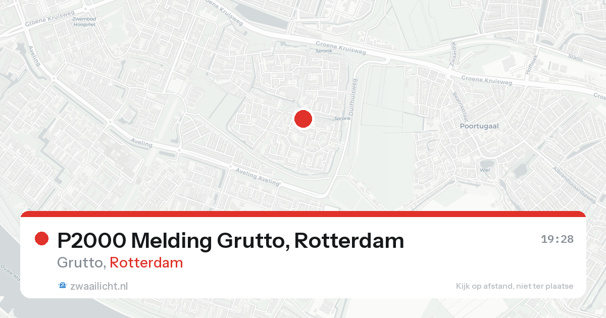 P2000 Melding Grutto, Rotterdam — 24 aug 2026