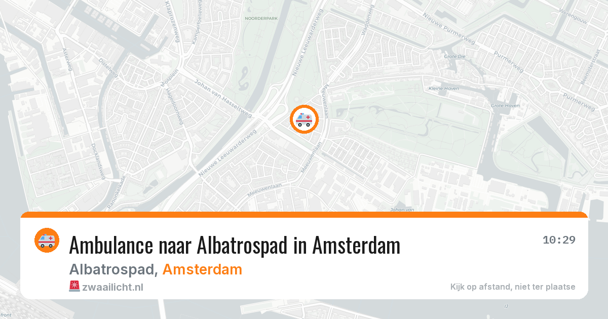 Ambulance naar Albatrospad in Amsterdam — 8 jul 2026