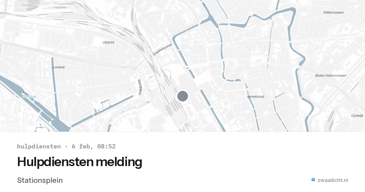 Hulpdiensten melding — 6 feb 2026