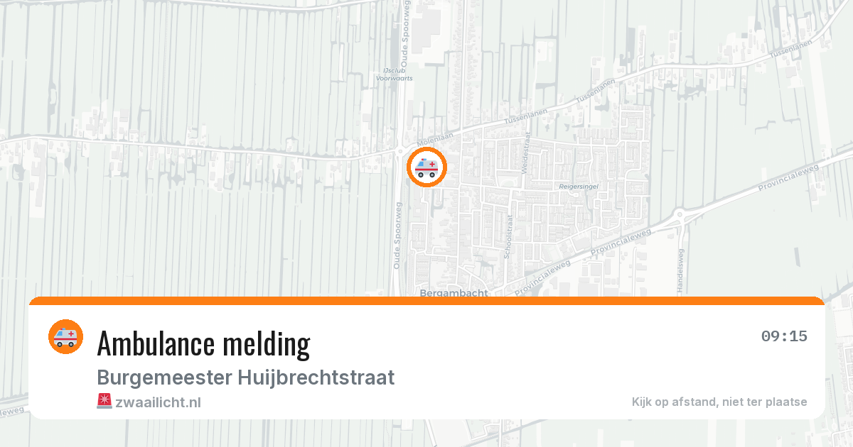Ambulance melding — 22 jun 2026