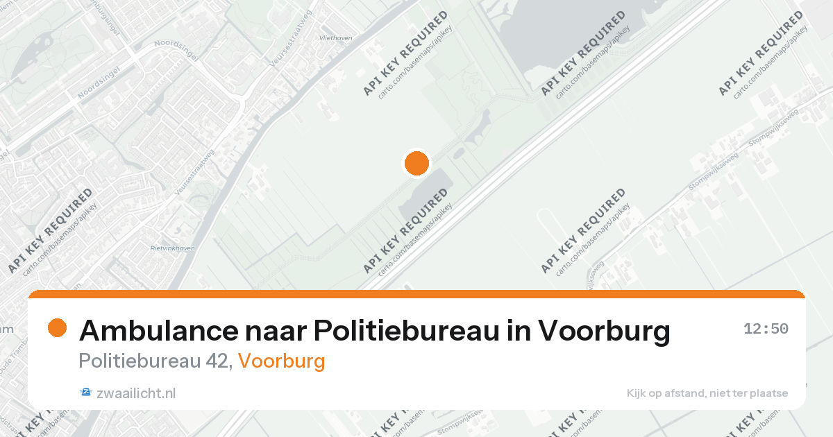 Ambulance naar Politiebureau in Voorburg — 26 aug 2026