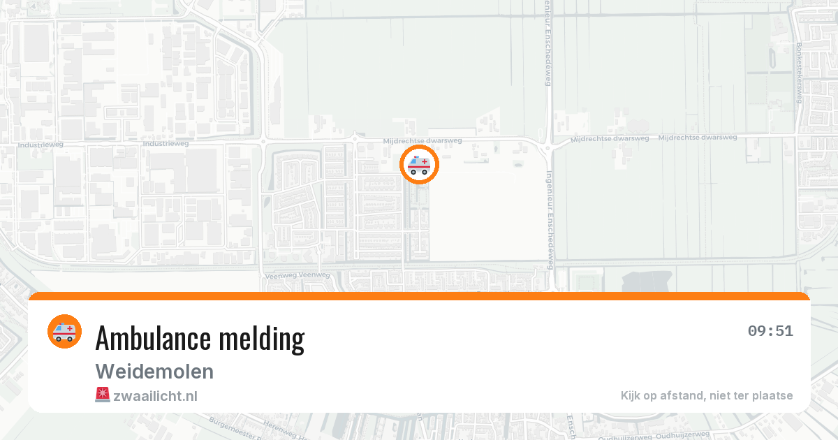 Ambulance melding — 21 jun 2026
