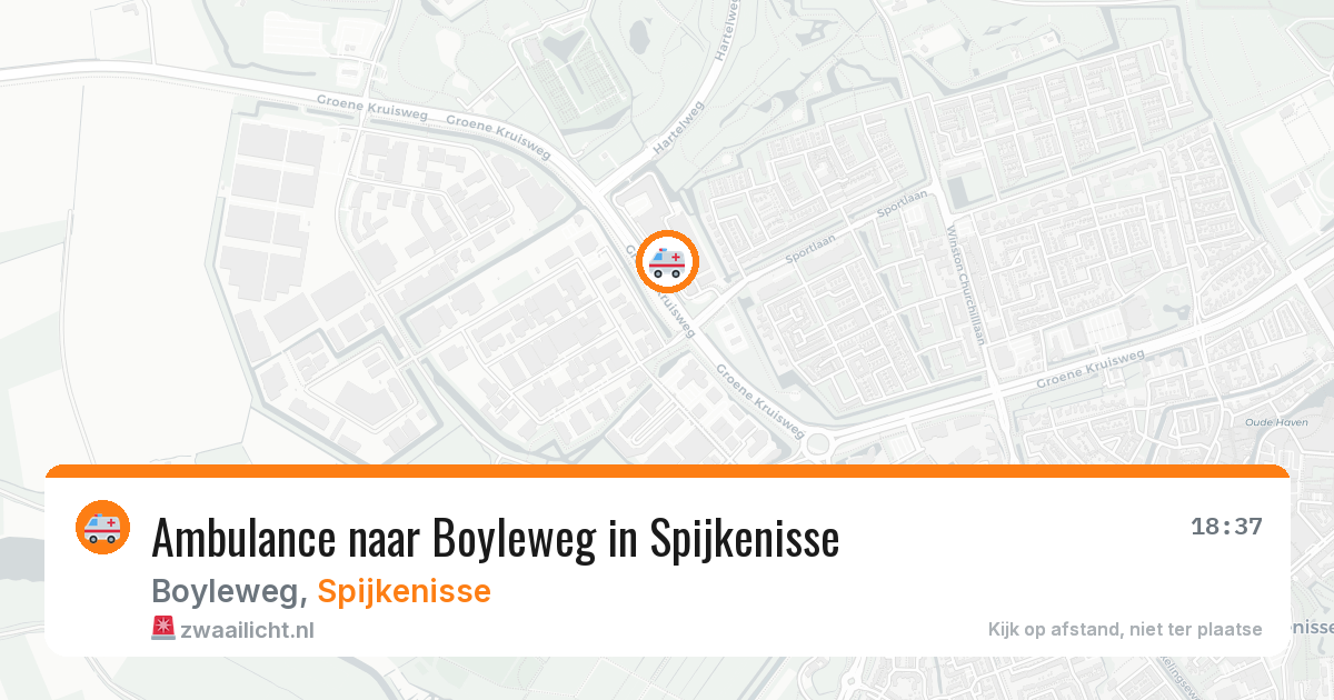 Ambulance naar Boyleweg in Spijkenisse — 4 aug 2026