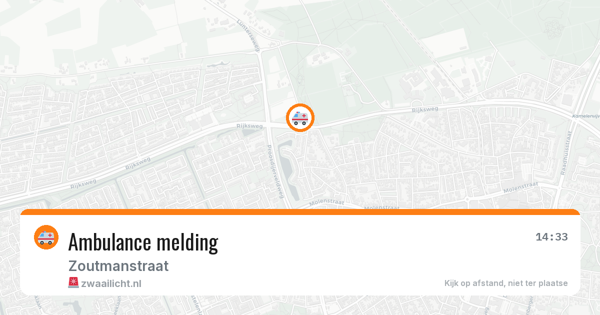 Ambulance melding — 11 apr 2026