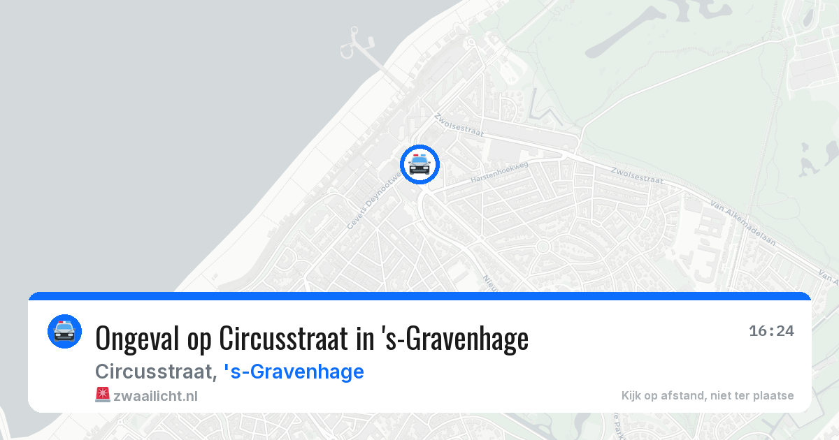 Ongeval op Circusstraat in 's-Gravenhage — 3 jul 2026