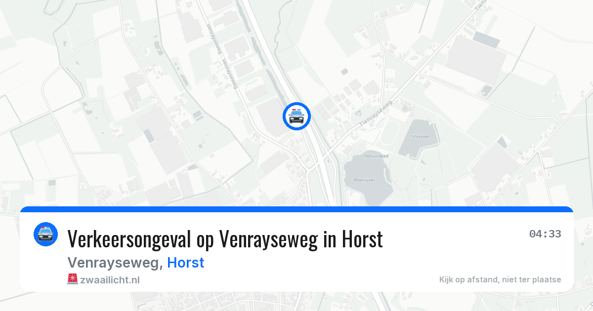Verkeersongeval op Venrayseweg in Horst — 18 jun 2026