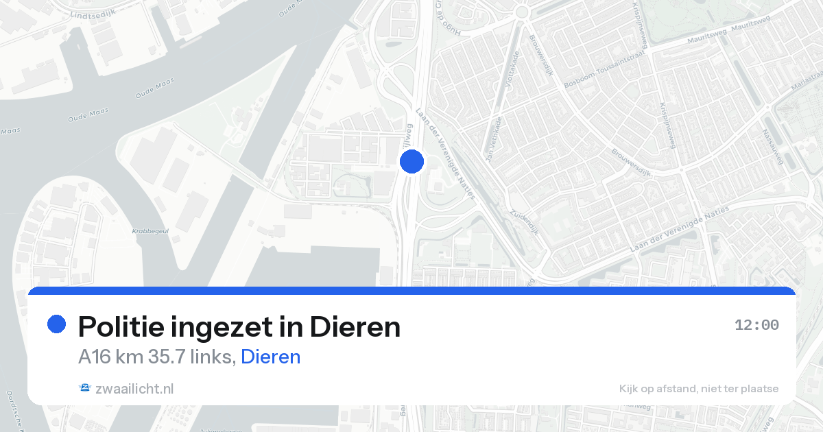 Politie ingezet in Dieren — 17 aug 2026 | 🚨 Zwaailicht.nl