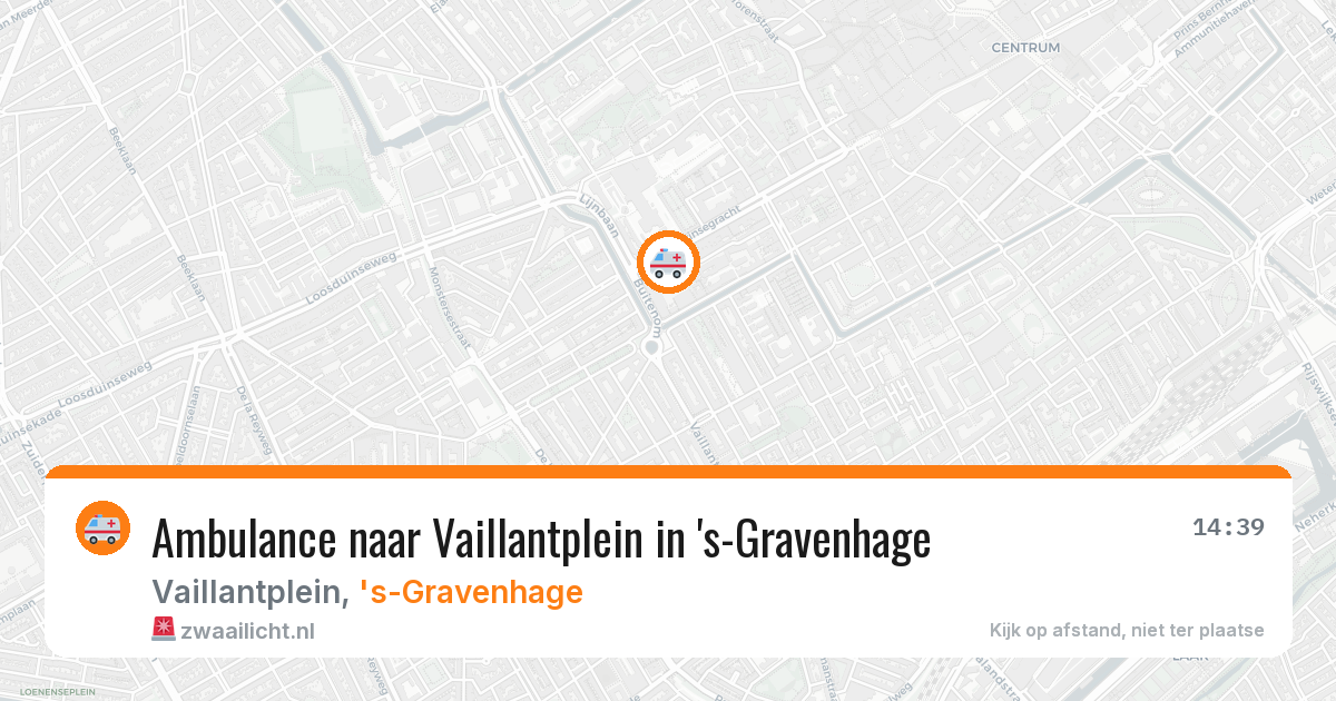 Ambulance naar Vaillantplein in 's-Gravenhage — 28 apr 2026