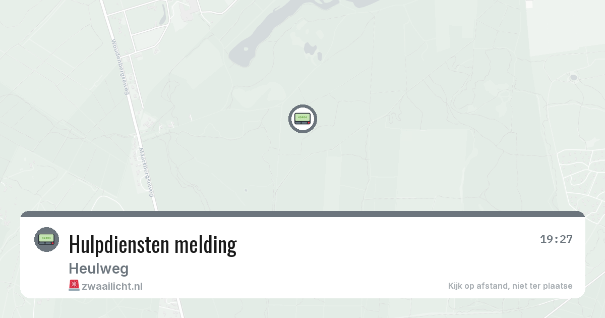Hulpdiensten melding — 12 feb 2026