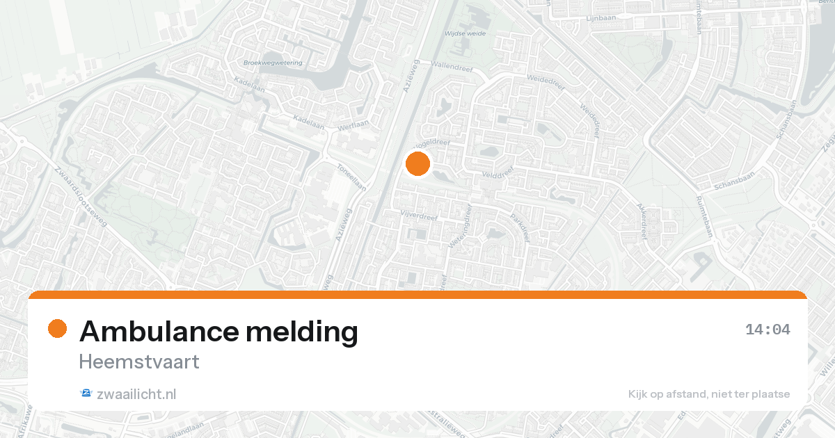Ambulance melding — 7 feb 2026