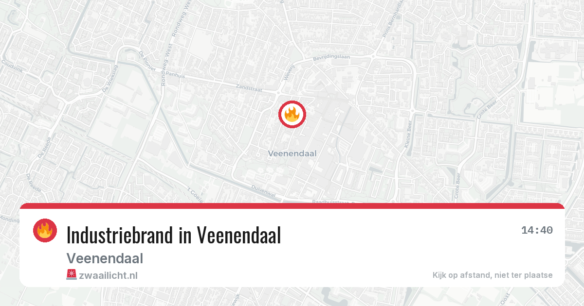 Industriebrand in Veenendaal — 19 jun 2026