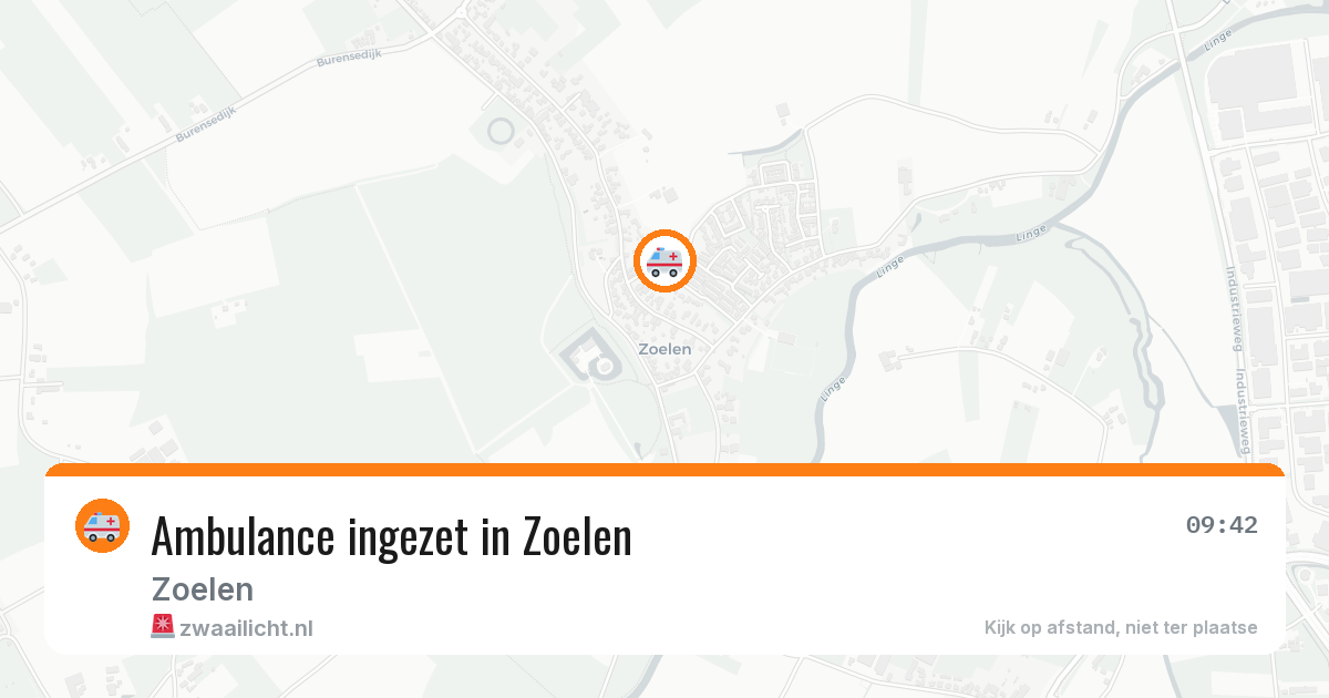 Ambulance ingezet in Zoelen — 9 feb 2026