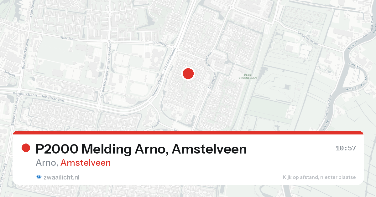 P2000 Melding Arno, Amstelveen — 7 feb 2026