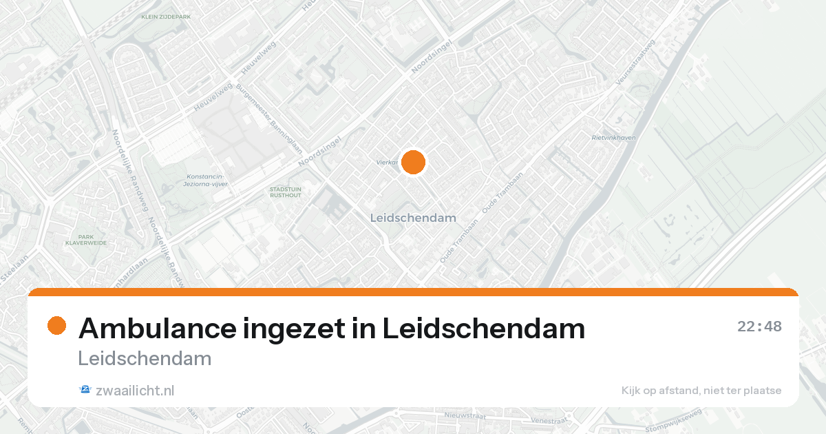 Ambulance ingezet in Leidschendam — 3 mei 2026