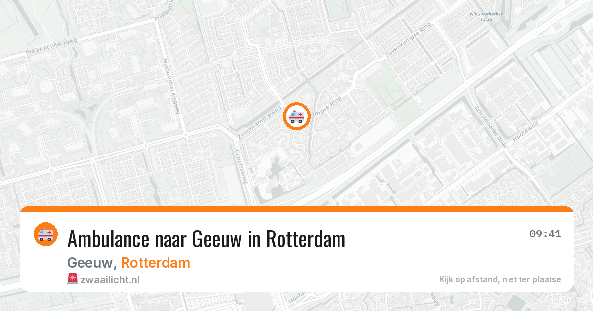 Ambulance naar Geeuw in Rotterdam — 2 apr 2026