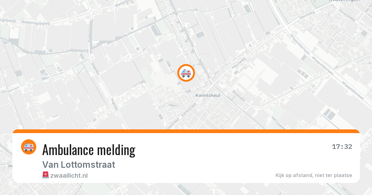 Ambulance melding — 29 jul 2026