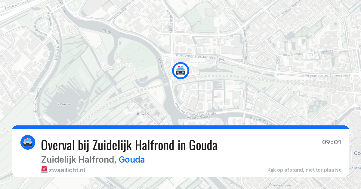 Overval bij Zuidelijk Halfrond in Gouda — 5 jun 2026
