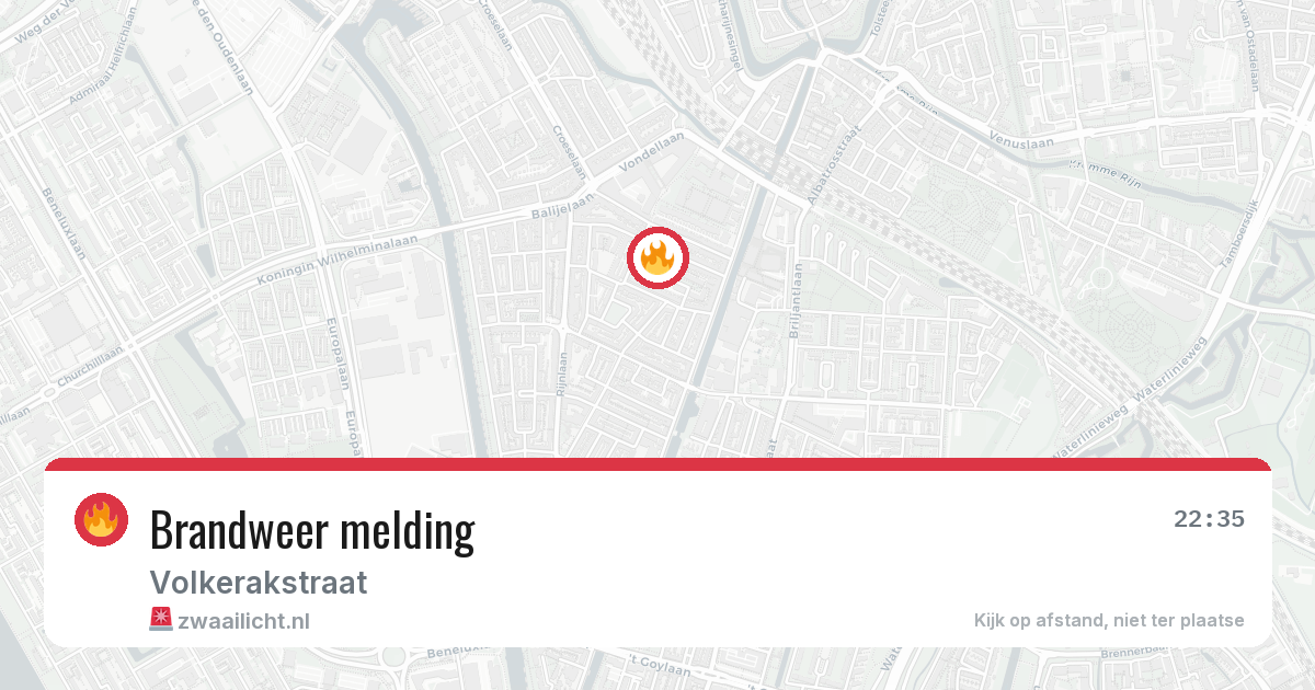 Brandweer melding — 1 jul 2026