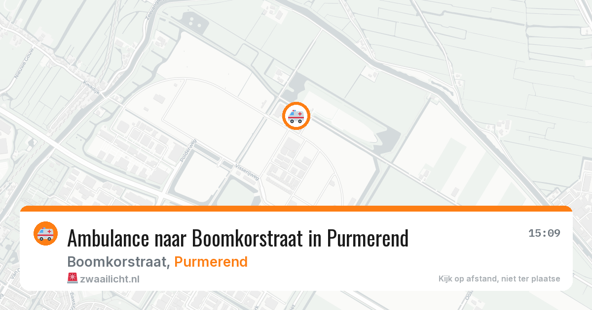 Ambulance naar Boomkorstraat in Purmerend — 5 mei 2026