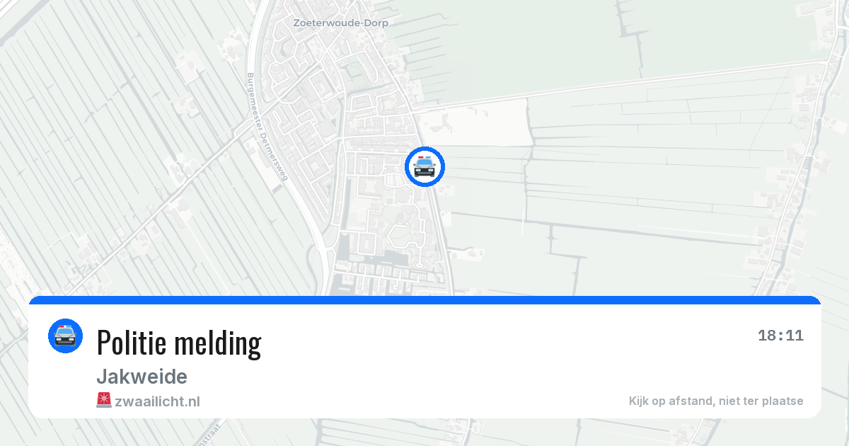 Politie melding — 28 jan 2026