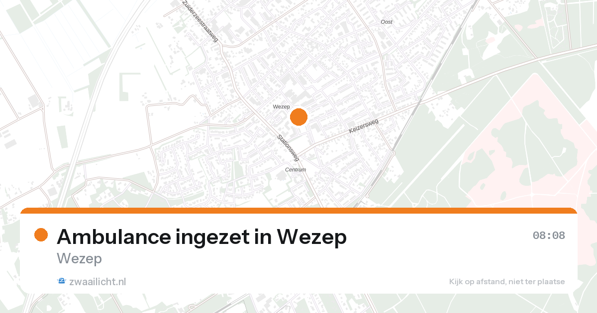 Ambulance ingezet in Wezep — 7 feb 2026