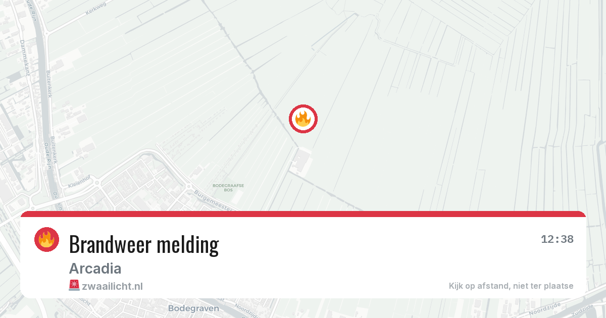 Brandweer melding — 19 jun 2026