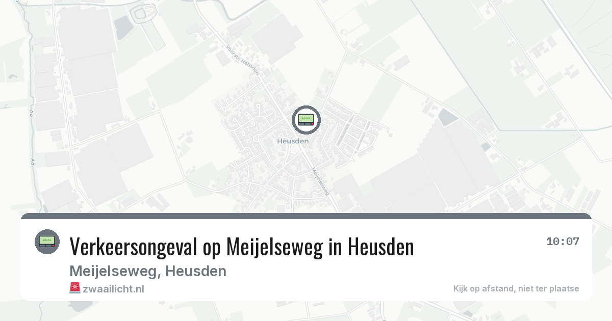 Verkeersongeval op Meijelseweg in Heusden — 29 jan 2026