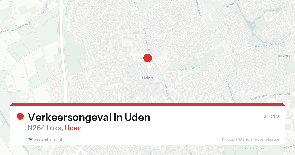 Verkeersongeval in Uden — 31 jan 2026