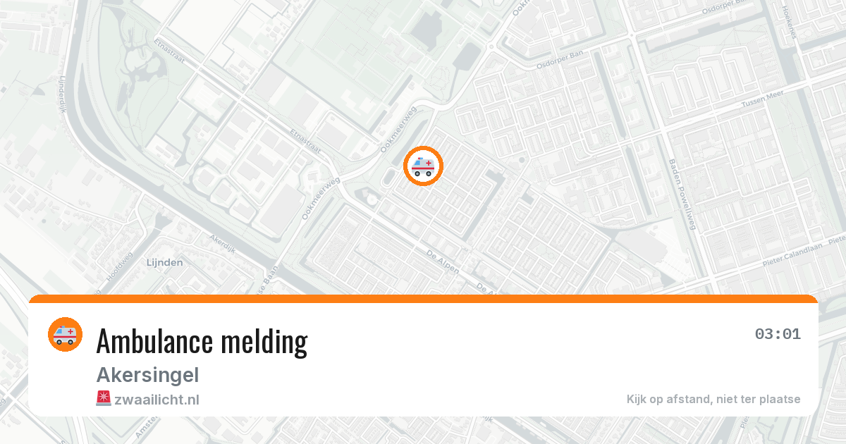Ambulance melding — 23 feb 2026