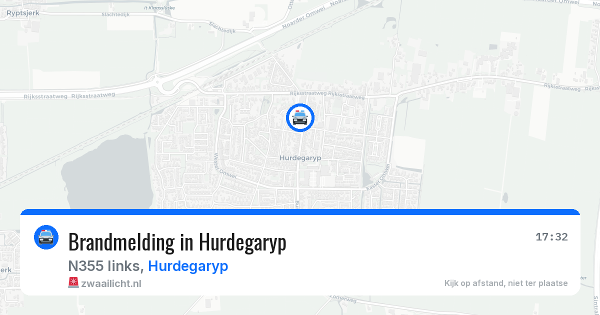 Brandmelding in Hurdegaryp — 5 jul 2026