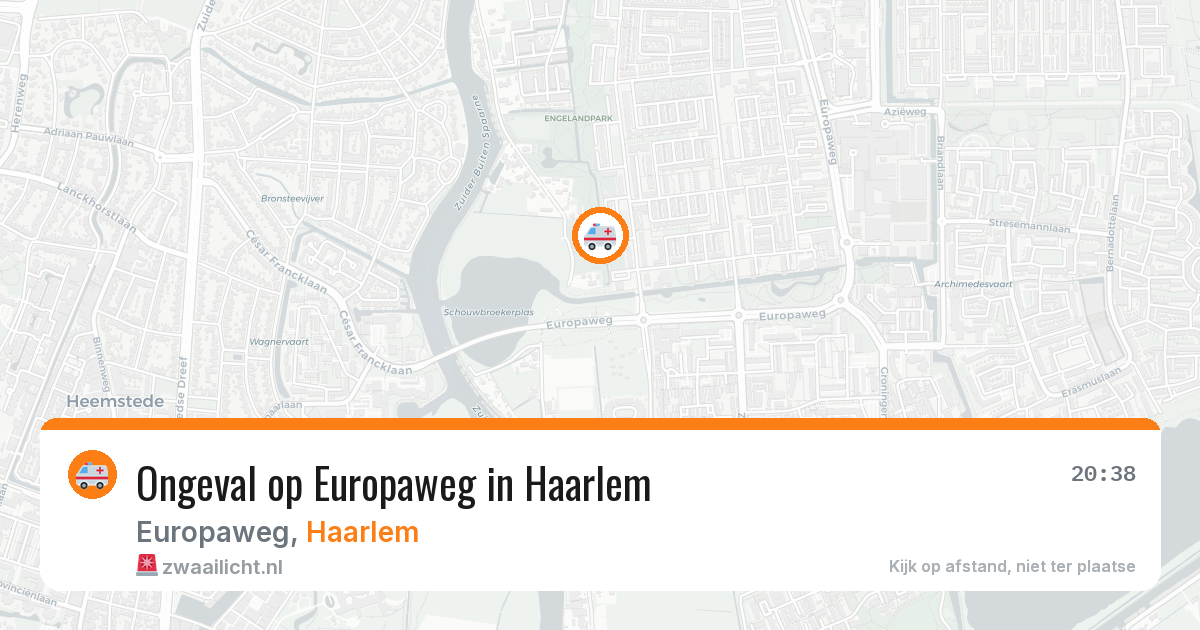 Ongeval op Europaweg in Haarlem — 30 apr 2026