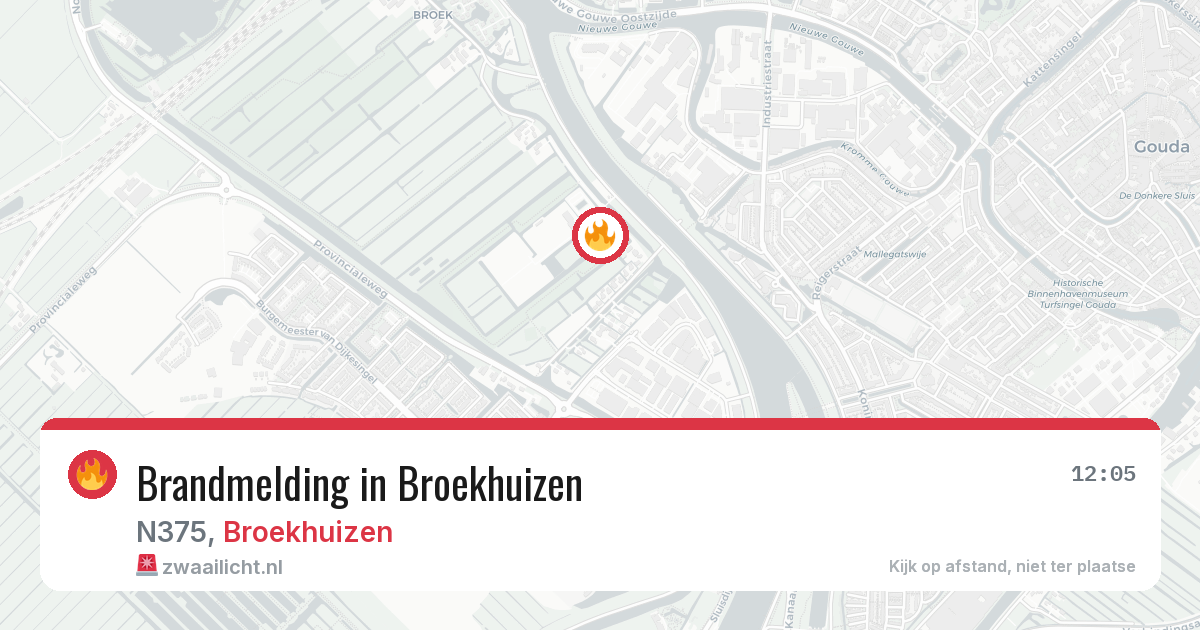 Brandmelding in Broekhuizen — 22 jan 2026