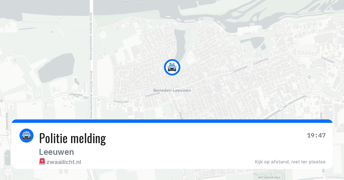 Politie melding — 27 jun 2026