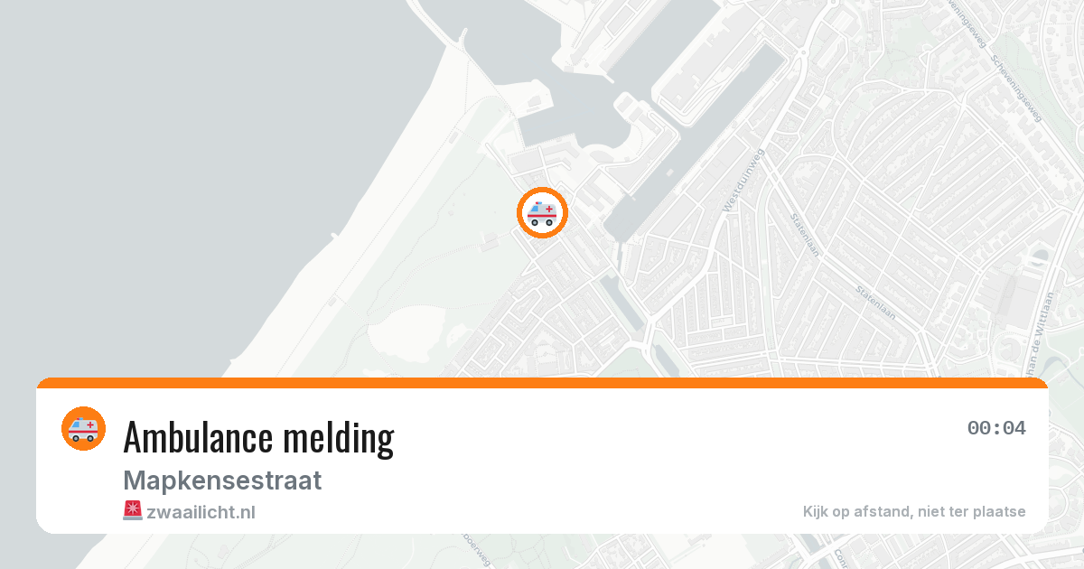 Ambulance melding — 4 mei 2026