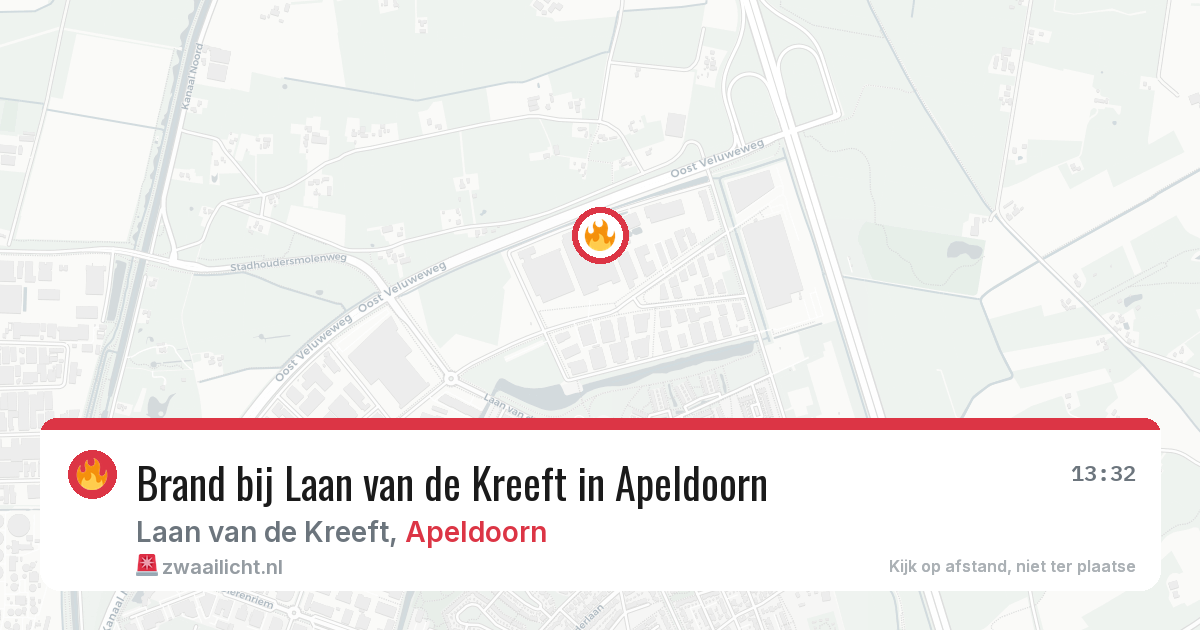 Brand bij Laan van de Kreeft in Apeldoorn — 28 jun 2026