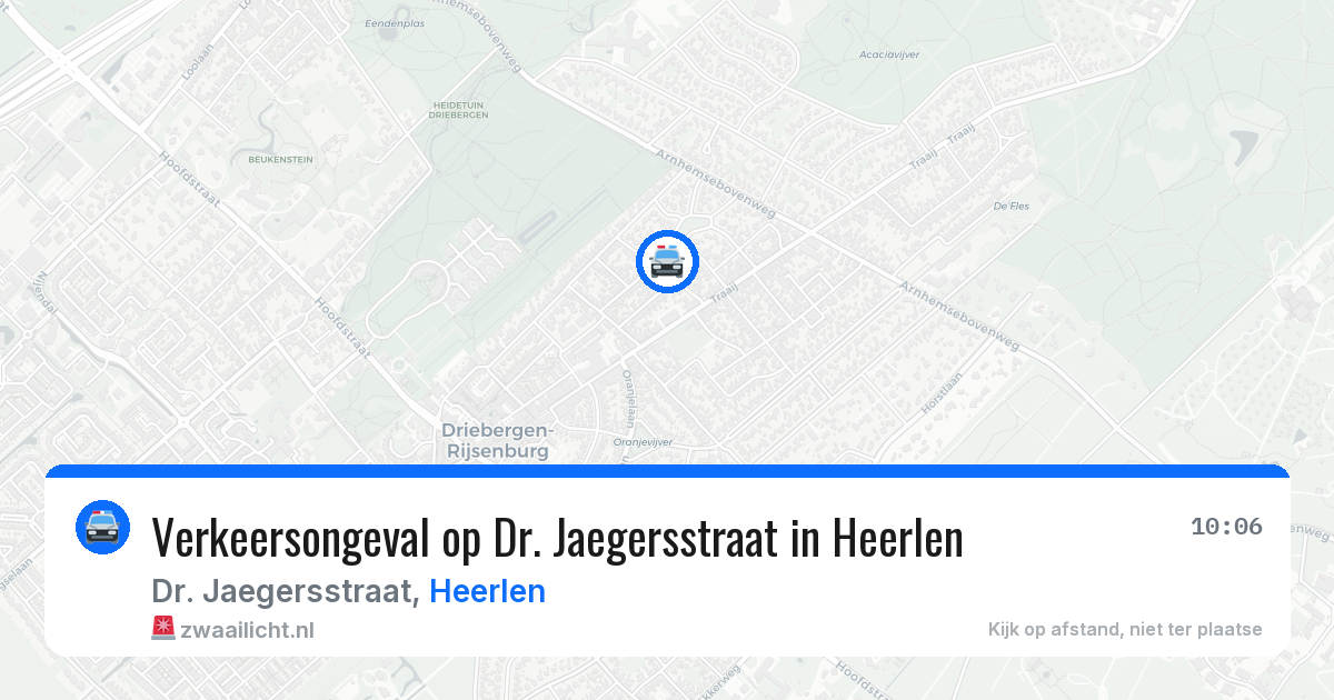 Verkeersongeval op Dr. Jaegersstraat in Heerlen — 3 feb 2026