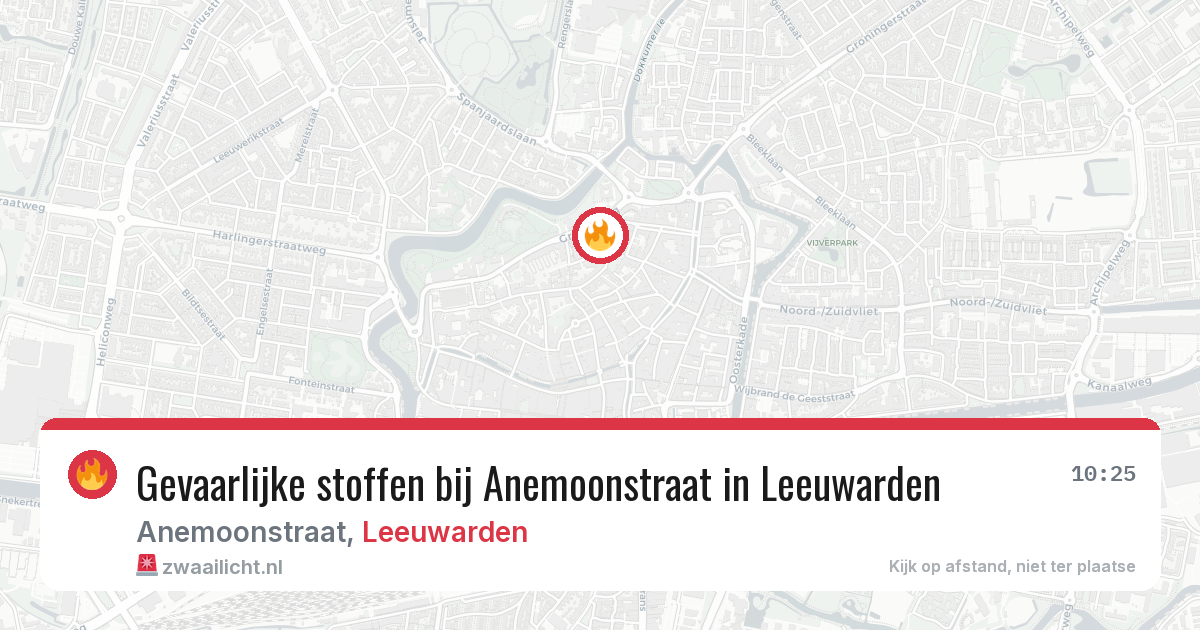 Gevaarlijke stoffen bij Anemoonstraat in Leeuwarden — 22 jan 2026