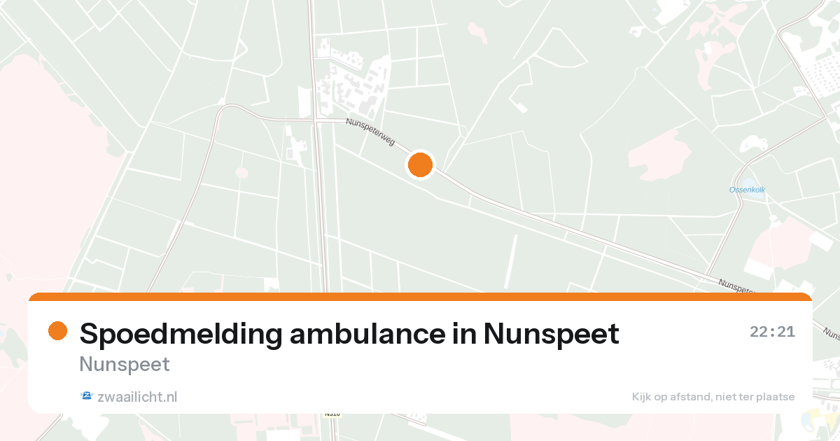 Spoedmelding ambulance in Nunspeet — 31 jan 2026
