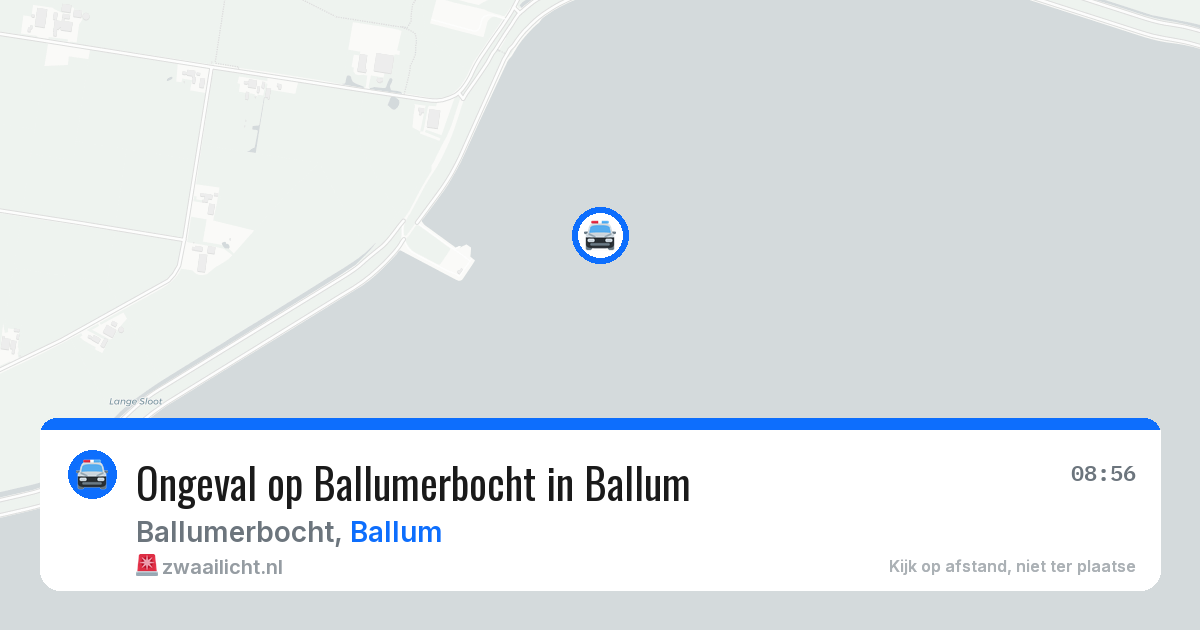 Ongeval op Ballumerbocht in Ballum — 14 jul 2026