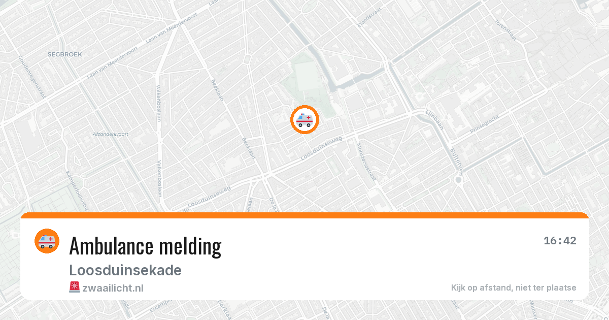 Ambulance melding — 8 mrt 2026