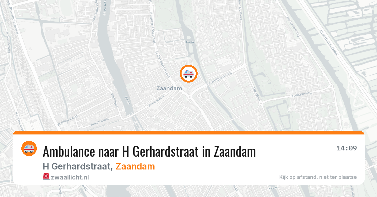 Ambulance naar H Gerhardstraat in Zaandam — 29 jan 2026