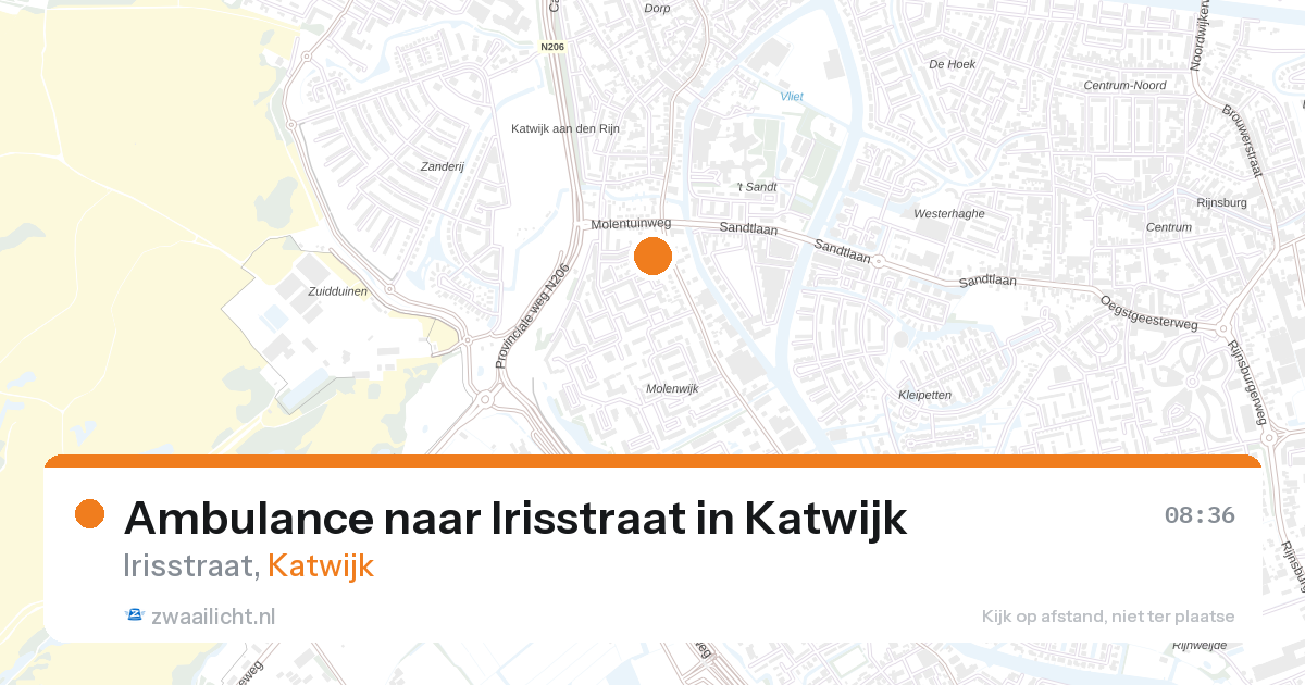 Ambulance naar Irisstraat in Katwijk — 15 jun 2026