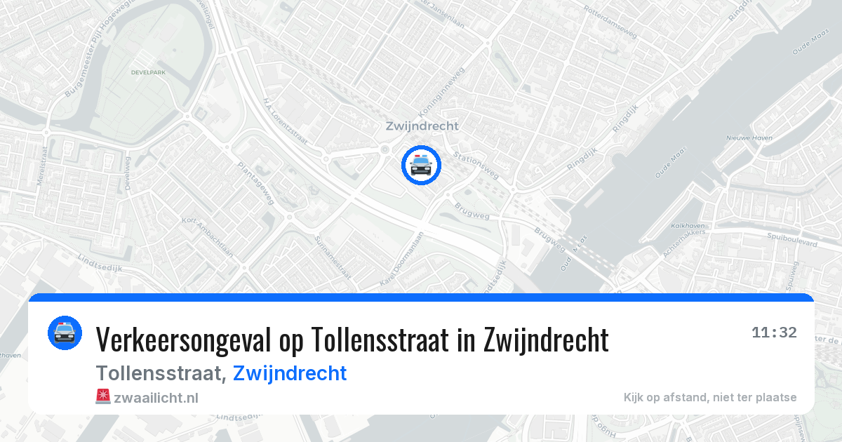 Verkeersongeval op Tollensstraat in Zwijndrecht — 14 aug 2026