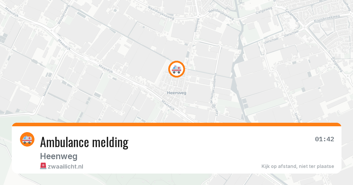Ambulance melding — 28 mrt 2026