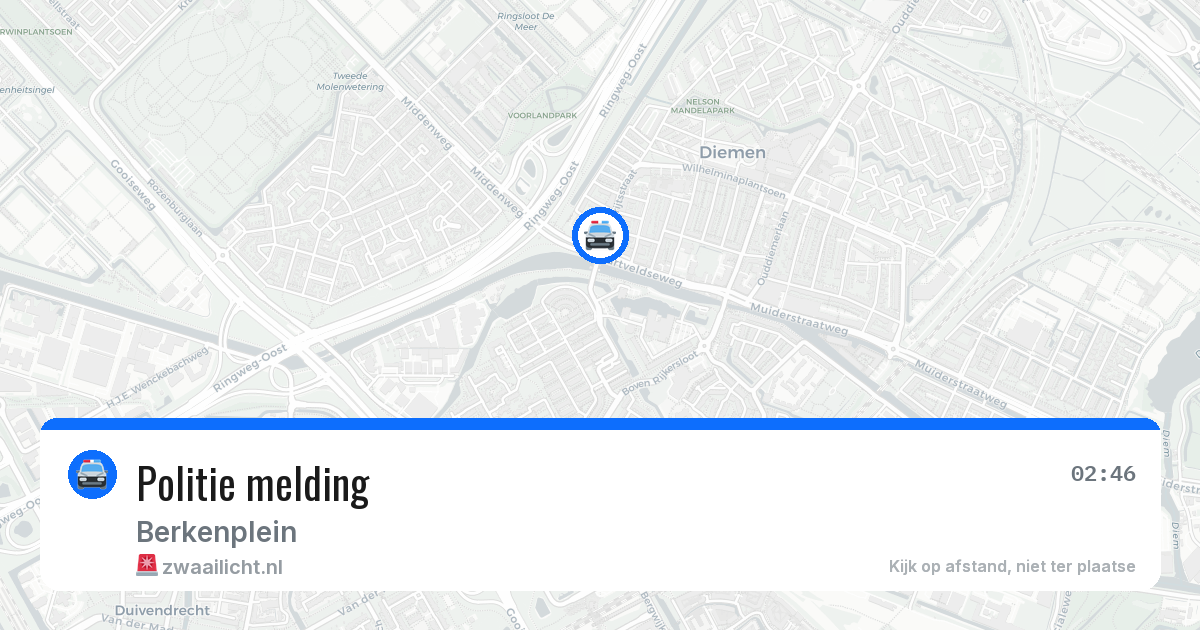 Politie melding — 29 jun 2026