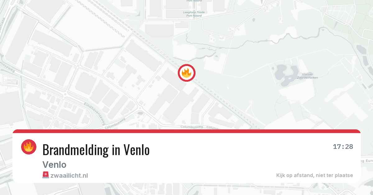 Brandmelding in Venlo — 13 apr 2026